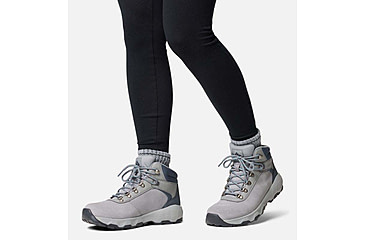 Image of Columbia Newton Wander Boots - Womens, Monument/Teal, 7 US, 2125531-036-7