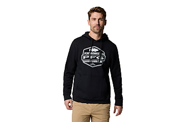 Image of Columbia PFG High Side Hoodie - Mens, Black/High Side, XL, 2121031-010-XL