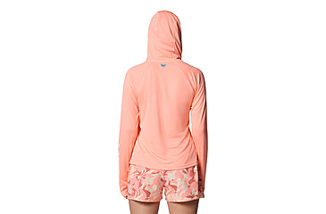Image of Columbia PFG Tidal Tee II Hoodie - Womens, Tiki Pink, L, 2113691-807-L
