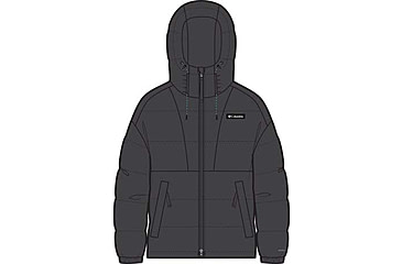 Image of Columbia Pike Lake III Hooded Jacket - Womens, Black, Extra Large, 2133561-010-XL