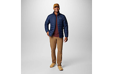 Image of Columbia Powder Lite II Jacket - Mens, Collegiate Navy, Medium, 2086961-464-M
