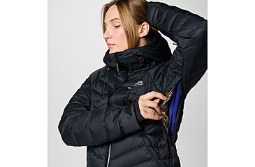 Image of Columbia Roaring Fork II Down Jacket - Womens, Black, Extra Large, 2085531010-XL