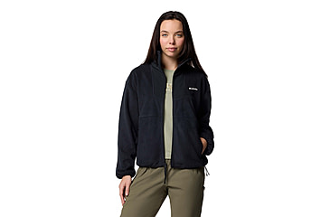 Image of Columbia Sequoia Grove Full Zip Fleece Jacket - Womens, Black, Small, 2085311-011-S