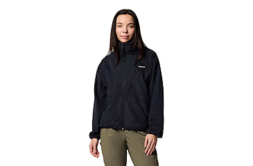 Image of Columbia Sequoia Grove Full Zip Fleece Jacket - Womens, Black, Small, 2085311-011-S