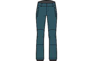 Image of Columbia Shafer Canyon II Insulated Pants - Womens, Everblue, Extra Large, 2085951-429-XL