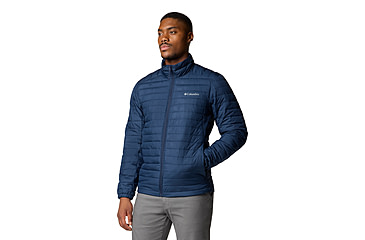 Image of Columbia Silver Falls II Jacket - Mens, Collegiate Navy, XL, 2098731-464-XL