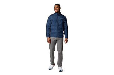 Image of Columbia Silver Falls II Jacket - Mens, Collegiate Navy, XL, 2098731-464-XL