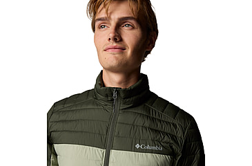 Image of Columbia Silver Falls II Jacket - Mens, Safari/Greenscape, XL, 2098731-348-XL