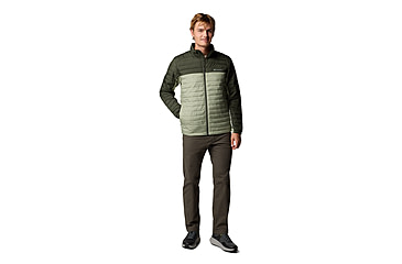 Image of Columbia Silver Falls II Jacket - Mens, Safari/Greenscape, XL, 2098731-348-XL