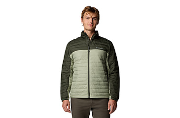 Image of Columbia Silver Falls II Jacket - Mens, Safari/Greenscape, XL, 2098731-348-XL