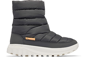 Image of Columbia Snowtrot Mid Boots - Womens, Shark/Peach, 10 US, 2075111-011-10