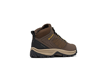 Image of Columbia Transverse Hike Waterproof Shoes - Mens, Cordovan/Golden Yellow, 11.5, 2067401-231-11.5