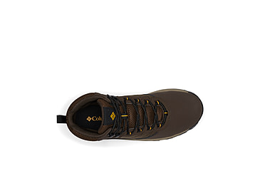 Image of Columbia Transverse Hike Waterproof Shoes - Mens, Cordovan/Golden Yellow, 11.5, 2067401-231-11.5