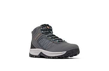 Image of Columbia Transverse Hike Waterproof Shoes - Mens, Dark Grey/Cloudburst, 12, 2067401-089-12