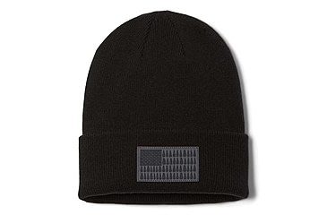 Image of Columbia Tree Flag Cuffed Beanie, Black, One Size, 2053641-010-O/S