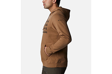 Image of Columbia Trek Graphic Hoodie - Mens, Delta/Treeline Flag Graphic, Small, 2018491260-S