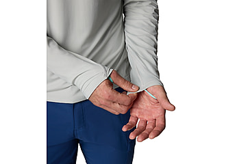 Image of Columbia Wild Cast Sun Hoodie - Mens, Cool Grey, S, 2120831-019-S