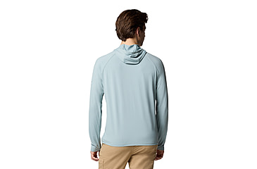 Image of Columbia Wild Cast Sun Hoodie - Mens, Crushed Blue, XL, 2120831-461-XL
