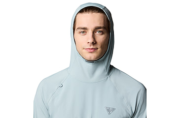 Image of Columbia Wild Cast Sun Hoodie - Mens, Crushed Blue, XL, 2120831-461-XL