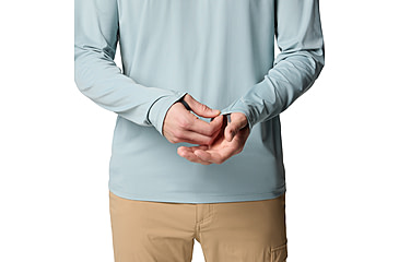 Image of Columbia Wild Cast Sun Hoodie - Mens, Crushed Blue, XL, 2120831-461-XL