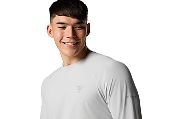 Image of Columbia Wild Cast Sun Shirt - Mens, Cool Grey, Extra Large, 2120841019-019-XL