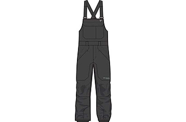 Image of Columbia Winter District Bib - Mens, Black, Extra Large, 2134791-010-XL