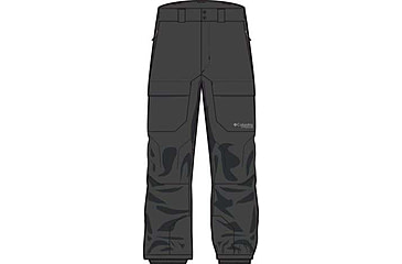 Image of Columbia Winter District Pants - Mens, Black, Medium, 2134801-010-M