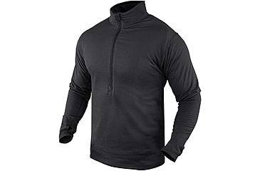 Image of Condor Outdoor - Base II Zip Pullover Black, M 603-002-M