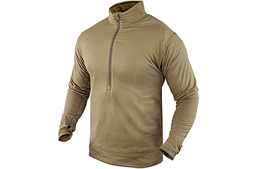 Image of Condor Outdoor Base II Zip Pullover, Coyote Brown, Medium, 603-498-M