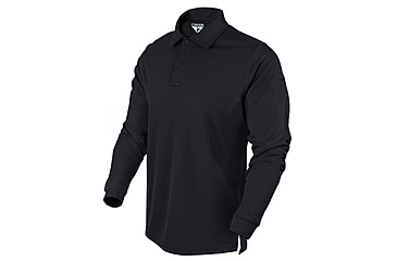 Image of Condor Outdoor Performance Tactical Polo Long Sleeve, Black, 4XL, 101120-002-4XL