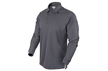 Image of Condor Outdoor Performance Tactical Polo Long Sleeve, Graphite, 4XL, 101120-018-4XL