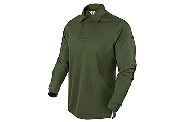 Image of Condor Outdoor Performance Tactical Polo Long Sleeve, Olive Drab, 4XL, 101120-001-4XL