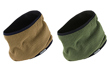 Image of Condor Reversible Neck Gaiter/Balaclavas - Men's, Brown/Black, Olive Drab/Black