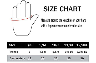 Image of Condor Outdoor Shooter Glove, Black, Large, 228-002-10