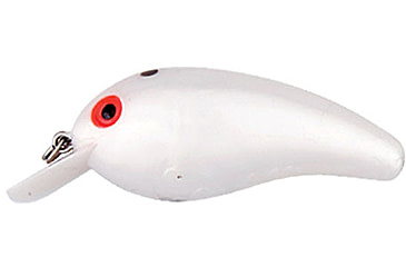 Image of Cotton Cordell Big O Square Lip Crankbait, 2.25in, 1/3 oz, Floating, Pearl/Red Eye, C7707