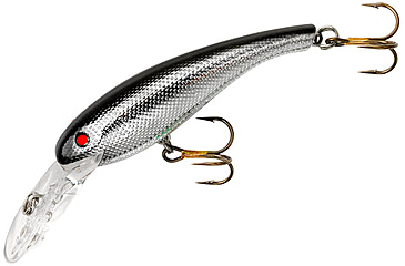 Image of Cotton Cordell Wally Diver Crankbait, 2 1/2in, 1/4 oz, Floating, Chrome/Black Back, CD504