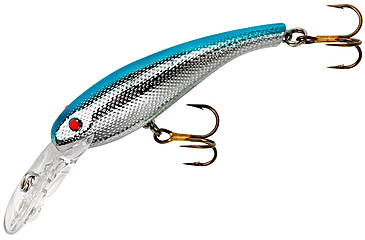 Image of Cotton Cordell Wally Diver Crankbait, 2 1/2in, 1/4 oz, Floating, Chrome/Blue Back, CD506