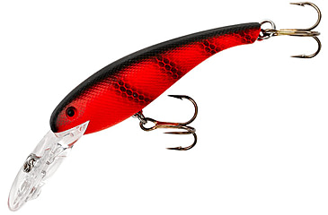 Image of Cotton Cordell Wally Diver Crankbait, 2 1/2in, 1/4 oz, Floating, Fl Red/Black, CD541