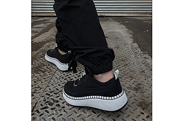 Image of Cougar Sayah Luxmotion Nylon/ Suede Waterproof Sneakers - Womens, Black/White, 8, SAYAH-Black-White-8