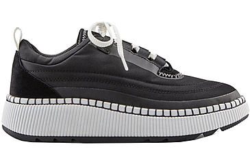 Image of Cougar Sayah Luxmotion Nylon/ Suede Waterproof Sneakers - Womens, Black/White, 8, SAYAH-Black-White-8