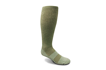 Image of Covert Threads Desert Moderate/Hot Climate Sock, Foliage Green, Size 13-15, 5857 FG