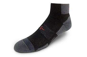 Image of Covert Threads Trainer Sock, Black, Size 9-12, 7182 BK