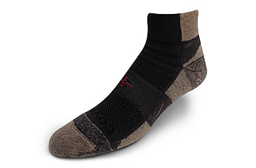 Image of Covert Threads Trainer Sock, Charcoal, Size 9-12, 7182 CH