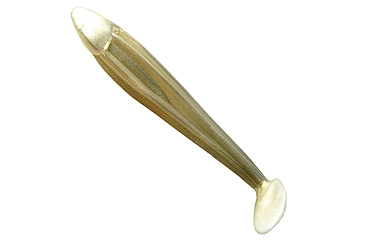 Image of Creme Lures Reel Scremer Bait Soft Bait, 1, 3.5in, Pearl, 9390-05