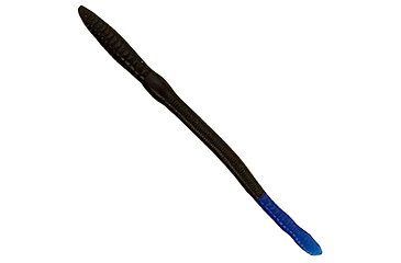 Image of Creme Lures Scoundrel Worm, 1, 6in, Black Blue Tail, 120-99