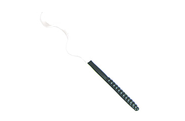 Image of Culprit Original Worm, 7.5 in, 13 Pack, Black White Tail, C720-173