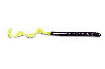 Image of Culprit Original Worm, 10, 7.5in, Black/Chartreuse Tail, C720-25