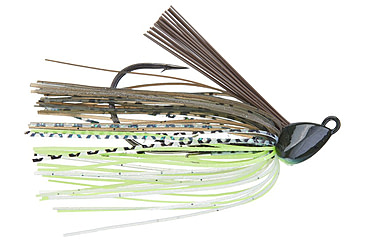 Image of Daiwa Evergreen Grass Ripper Swim Jig, 1/4, 4 Hook, Bhite Delight, GR-14-08
