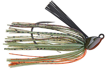 Image of Daiwa Evergreen Grass Ripper Swim Jig, 1/4, 4 Hook, BrettS Bluegill, GR-14-12