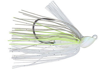 Image of Daiwa Evergreen Grass Ripper Swim Jig, 1/4, 4 Hook, Clearwater Shad, GR-14-03